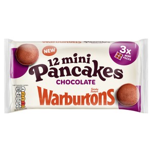 Warburtons Mini Chocolate Pancakes