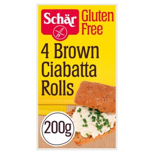 Schar Gluten Free Brown Ciabatta Rolls