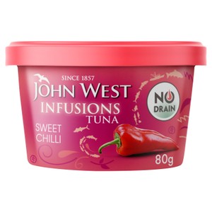 John West Sweet Chilli No Drain Tuna Infusions 80g