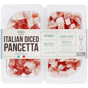 M&S Italian Unsmoked Diced Pancetta