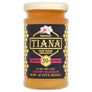 TIANA Pure Organic Cherry Blossom Raw Active Honey