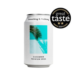 Something & Nothing Cucumber Premium Soda