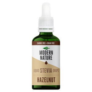 Modern Nature Stevia Drops Hazelnut Sweetener