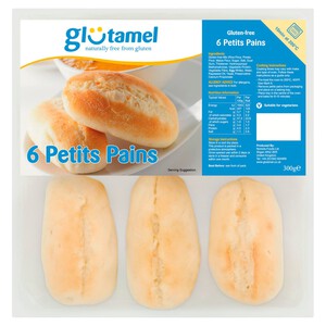 Glutamel Part Baked Petit Pains