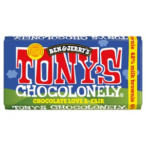 Tony's Chocolonely Dark Milk Chocolate Fudge Brownie