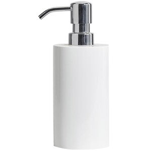 M&S Resin Soap Dispenser, White