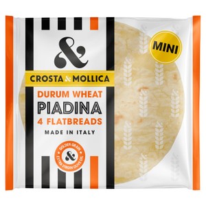 Crosta & Mollica Mini Piadina Flatbreads Durum Wheat