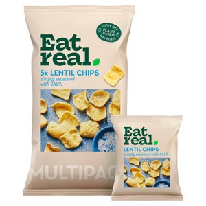 Eat Real Multipack Lentil Chips Salted