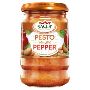Sacla' Roasted Pepper & Crushed Almond Pesto