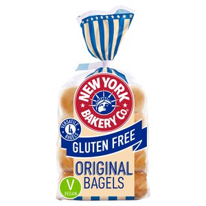 New York Bakery Co. Gluten Free Plain Bagels
