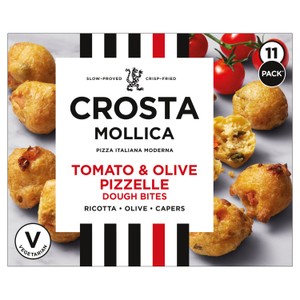 Crosta Mollica Tomato & Olive Pizzelle Dough Bites