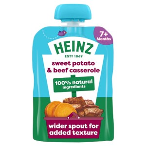 Heinz Sweet Potato & Beef Casserole Baby Food Pouch 7+ Months
