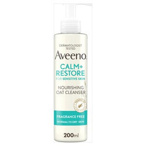 Aveeno Face Calm+Restore Nourishing Oat Face Wash Cleanser