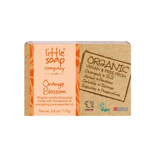 Little Soap Company Organic Bar Soap Orange Blossom