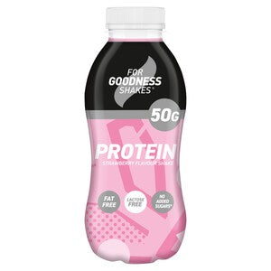 For Goodness Shakes Protein 50g Strawberry Shake, Lactose Free