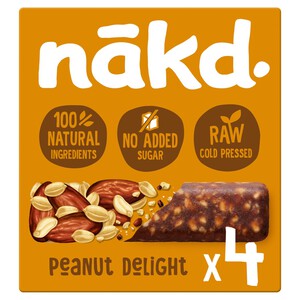 nakd. Peanut Delight Fruit & Nut Bars Multipack