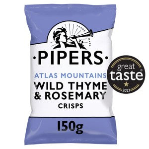 Pipers Atlas Mountains Wild Thyme & Rosemary Sharing Bag Crisps