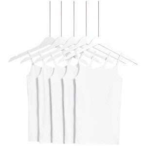M&S Girls Cotton Rich Camis, 6-7 Years
