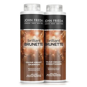 John Frieda Brilliant Brunette Moisturising Shampoo & Conditioner
