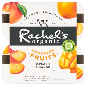 Rachel's Organic Luscious Fruits Peach & Mango
