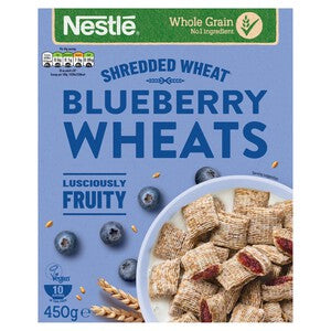 Nestle Shredded Wheat Bitesize Blueberry Wheats Cereal