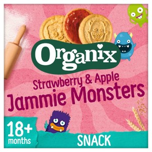 Organix Jammie Monsters Biscuits Toddler Snacks Multipack 18 months+