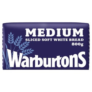 Warburtons Medium Sliced White
