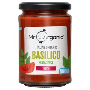 Mr Organic Smooth Basilico Pasta Sauce