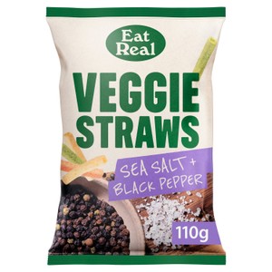 Eat Real Sea Salt & Black Pepper Veggie Straws