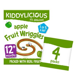 Kiddylicious Apple Wriggles Baby Snacks Multi