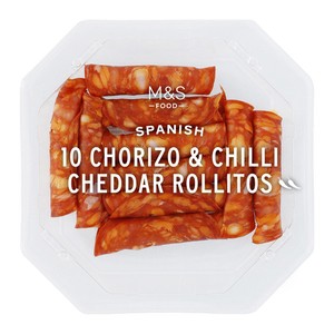 M&S Chorizo & Chilli Cheddar Rollitos