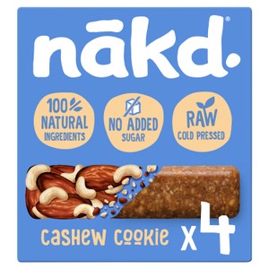 nakd. Cashew Cookie Fruit & Nut Bars Multipack