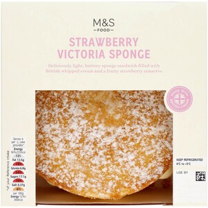 M&S Strawberry Victoria Sponge Sandwich