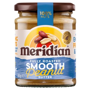 Meridian Natural Peanut Butter Smooth No Salt