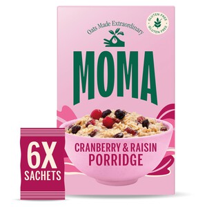 MOMA Gluten Free  Cranberry & Raisin Porridge Sachets Gluten Free