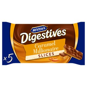 McVitie's Digestive Caramel Slices Cake Bars Multipack