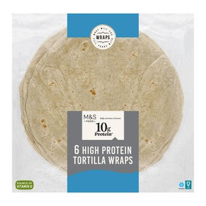 M&S High Protein Tortilla Wraps