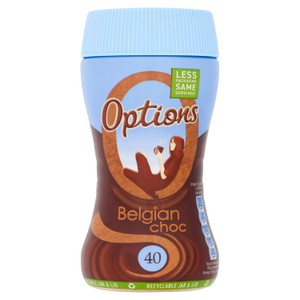 Options Belgian Hot Chocolate Drink