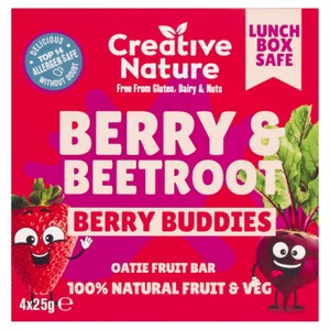 Creative Nature Berry & Beetroot Kids snack bar Multipack