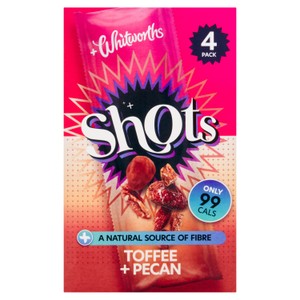 Whitworths Shots Snack Pack Toffee Pecan
