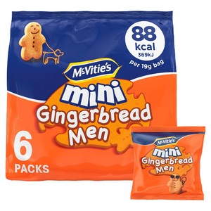 McVitie's Mini Gingerbread Men Biscuits Multipack