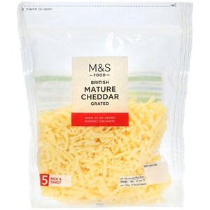 M&S British Mature Grated Cheddar