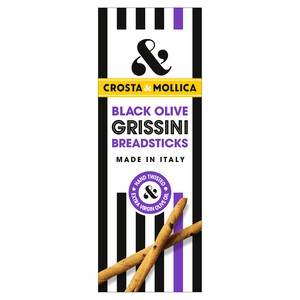 Crosta & Mollica Black Olive Grissini Breadsticks