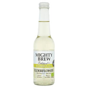 Mighty Brew Botanical Elderflower Organic Kombucha