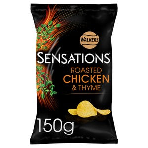 Sensations Roasted Chicken & Thyme Sharing Bag Crisps