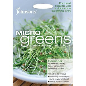 Johnsons Seeds - Microgreens Coriander
