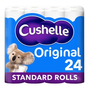 Cushelle Original Toilet Roll, Standard Rolls