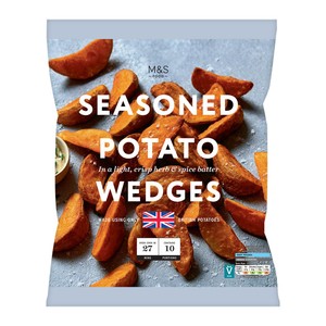 M&S Seasoned Potato Wedges Frozen