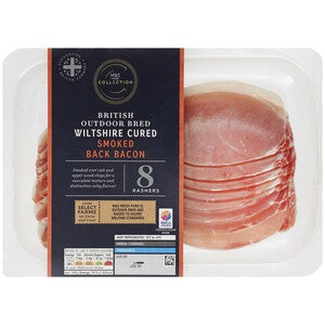M&S Collection British Wiltshire Outdoor Bred Smoked Back Bacon