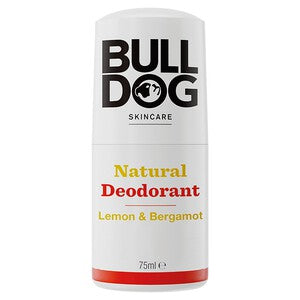 Bulldog Skincare - Natural Deodorant Roll-On Lemon & Bergamot